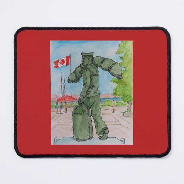 Item preview, Canadian Navy Sailor Statue in Halifax Nova Scotia designed and sold by Halifaxartguy.