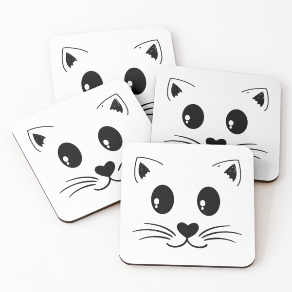 Item preview, Cute Cat Face Emoticon  designed and sold by ED-TDesigns.