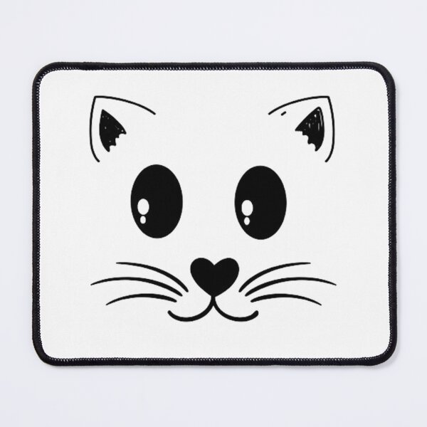 Item preview, Cute Cat Face Emoticon designed and sold by ED-TDesigns.