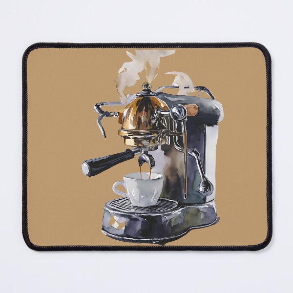 Item preview, Vintage Espresso Machine Watercolor Art designed and sold by PrintableByZaah.
