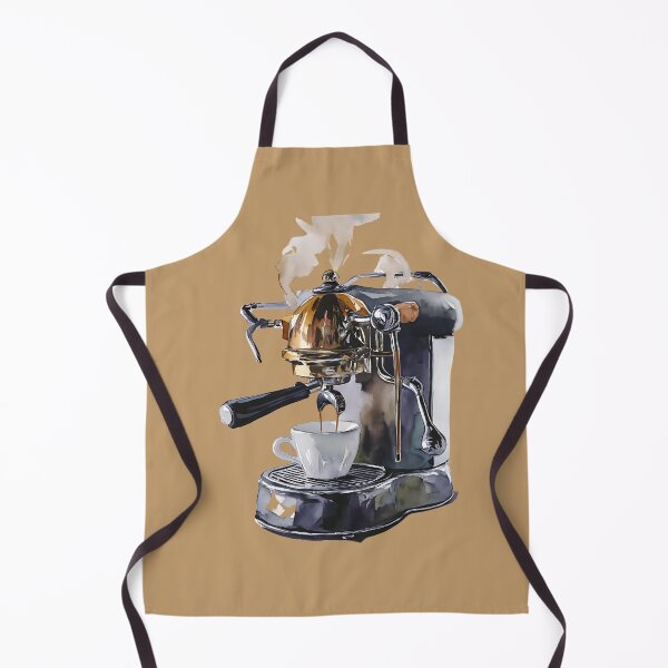 Item preview, Vintage Espresso Machine Watercolor Art designed and sold by PrintableByZaah.