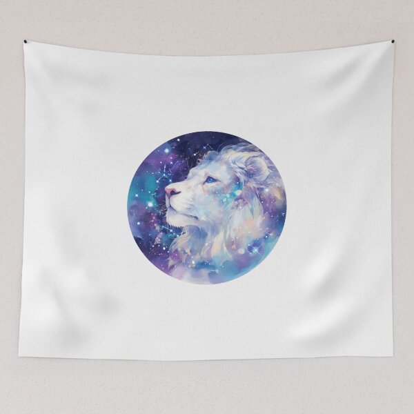 Item preview, Aesthetic White Lion designed and sold by SMARTKIT  DESIGNAGENCY.