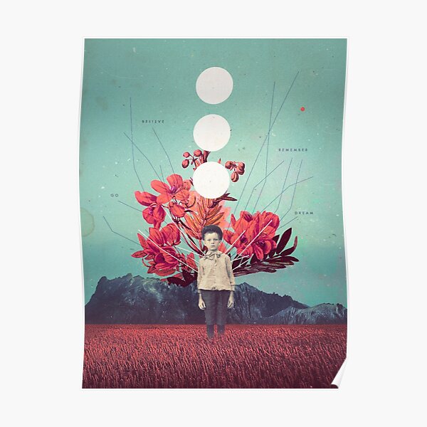 Debout au seuil du temps Poster