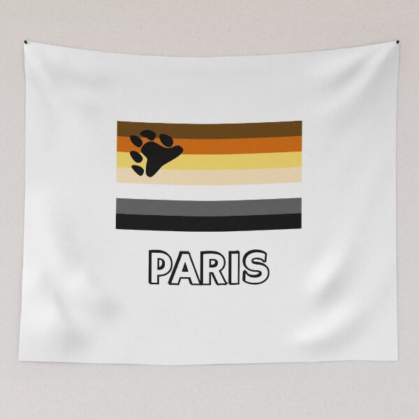 Item preview, Bear Pride Flag Paris designed and sold by Inspirationmotivation.
