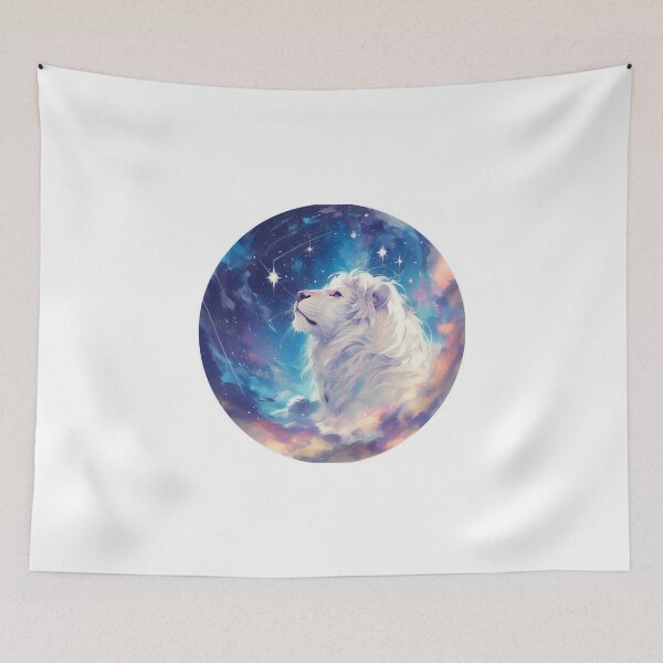 Item preview, Aesthetic White Lion designed and sold by SMARTKIT  DESIGNAGENCY.