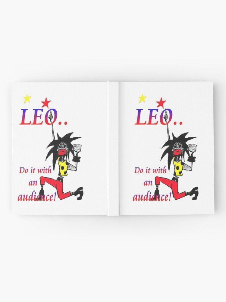 Alternate view of Leo - do it with an audience Hardcover Journal