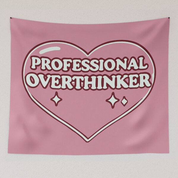 Item preview, Professional Overthinker designed and sold by thegirlyshoppe.