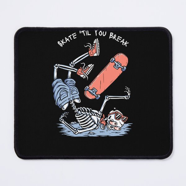 Item preview, Skate Til You Break - Vintage Skeleton Skateboarder designed and sold by ArTo-Wear.