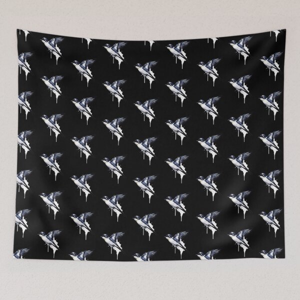 Item preview, watercolor swallow designed and sold by EuropeanPrints.
