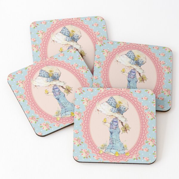 Item preview, Girl Sarah Kay with chicks D5 designed and sold by DecoVintage.