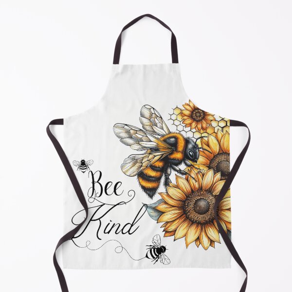 Item preview, Bee kind bumblebee and sunflower inspirational designed and sold by Inktown.
