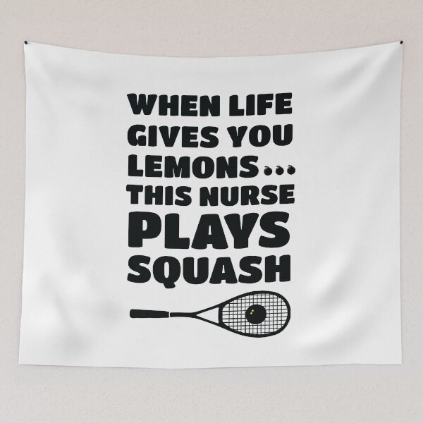 Item preview, Squash player designed and sold by Graffik-Peeps.