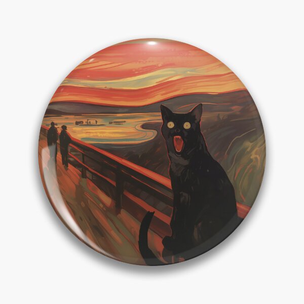 Aperçu de l'œuvre Cri chat noir créée et vendue par Nowshin Tasnim.