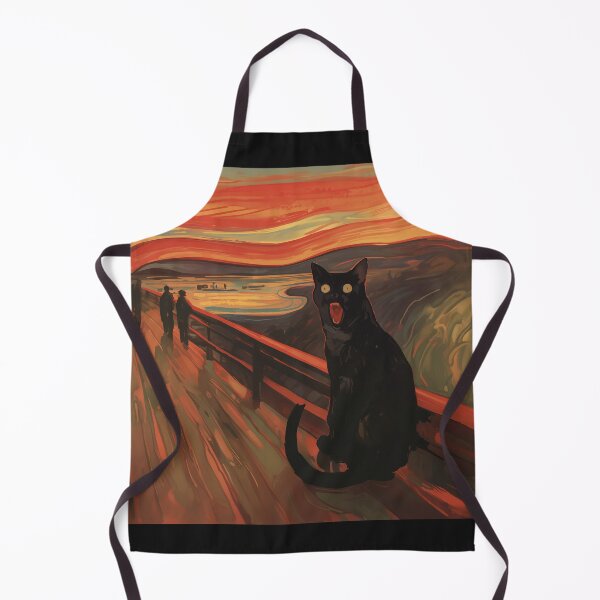 Item preview, Scream black cat designed and sold by Nowshin Tasnim.