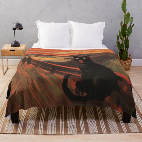 Item preview, Scream black cat designed and sold by Nowshin Tasnim.