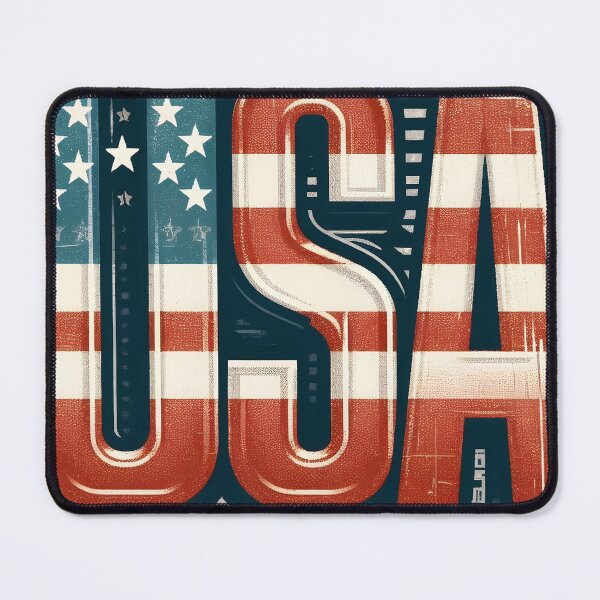 Item preview, USA - Vintage, Retro Logo designed and sold by Freewebnuaiart.