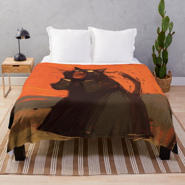 Item preview, Dramatic Screaming black cat designed and sold by Nowshin Tasnim.
