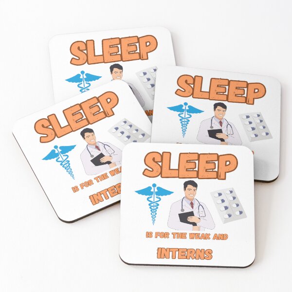 Item preview, Sleep is for the weak & interns designed and sold by Chakazuluu.