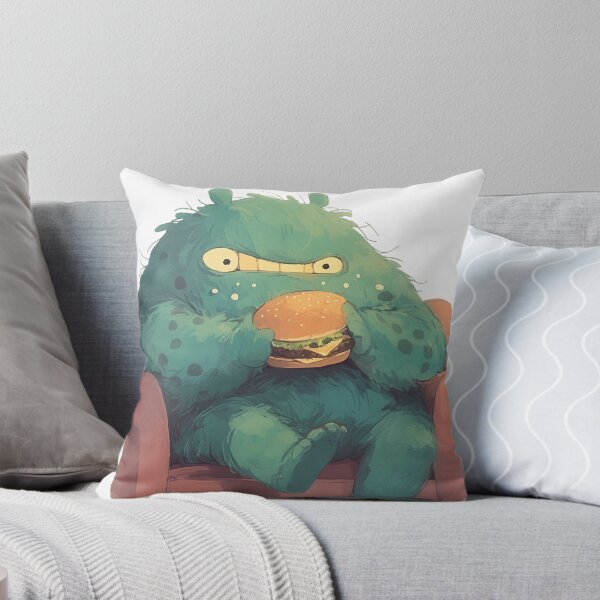 Item preview, Alien eating burger designed and sold by Quirkyaesthetics.