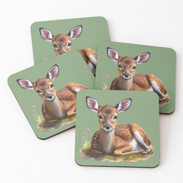 Item preview, Deer Kind Hearted nature illustration  designed and sold by tortuna.