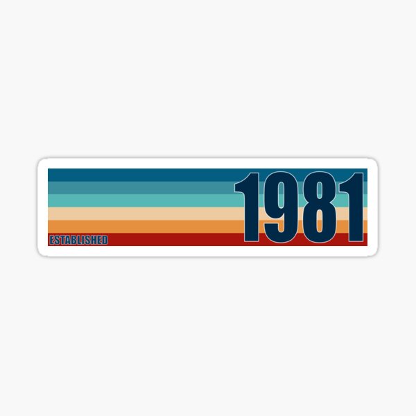 Artikel-Vorschau von GEGRÜNDET 1981 LIMITIERTE AUFLAGE GEBURTSTAG GESCHENKIDEE, designt und verkauft von Kipcio.