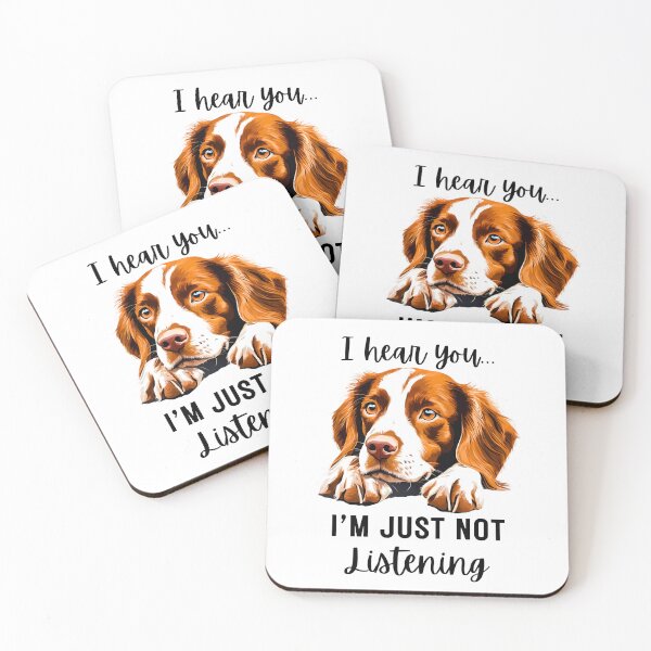 Item preview, Stubborn Brittany Spaniel Not Listening designed and sold by Fredster1966.