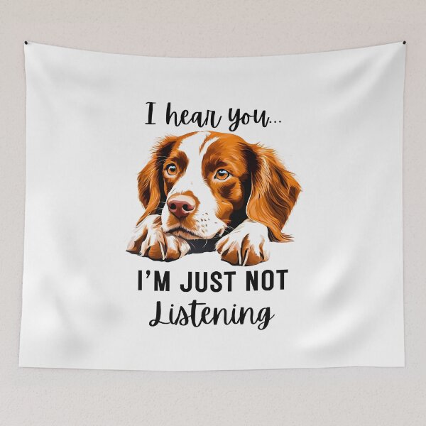 Item preview, Stubborn Brittany Spaniel Not Listening designed and sold by Fredster1966.