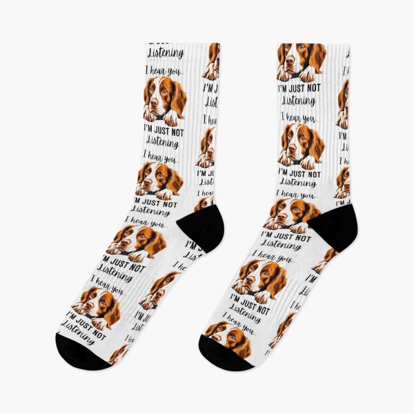 Item preview, Stubborn Brittany Spaniel Not Listening designed and sold by Fredster1966.