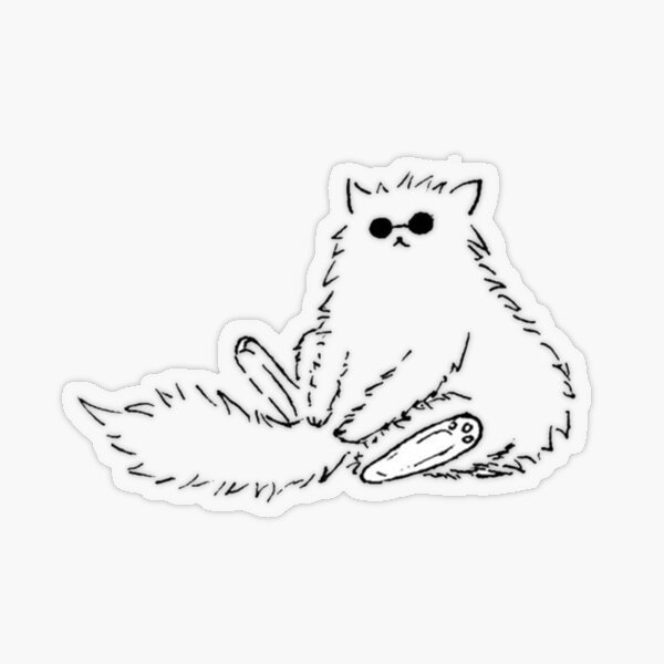 Item preview, Gojo cat designed and sold by Alliumcep4.