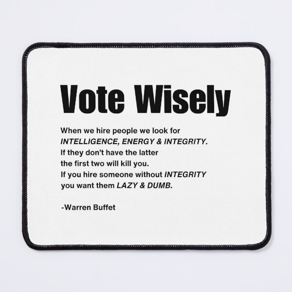 Item preview, Vote Wisely designed and sold by teaEarl-GreyHot.