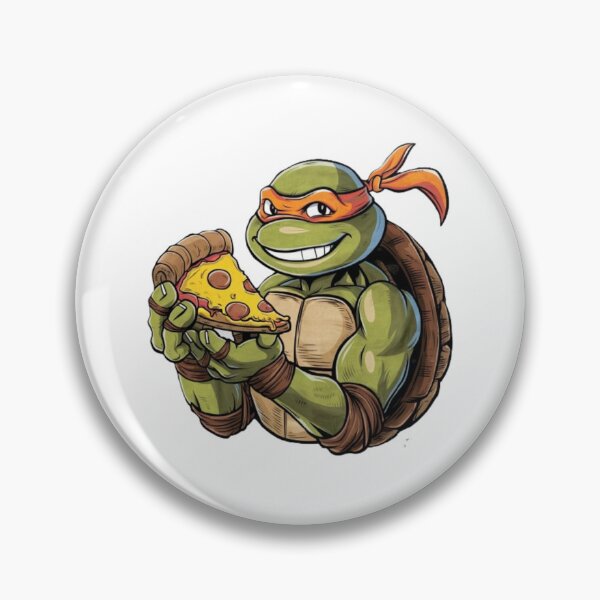 Item preview, Cowabunga! Pizza time with Michelangelo designed and sold by JonysCreativeDesigns.