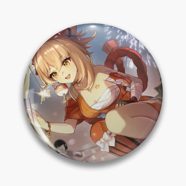 Item preview, Genshin Impact - Yoimiya Official Birthday Artwork 2024 designed and sold by Krimsy.