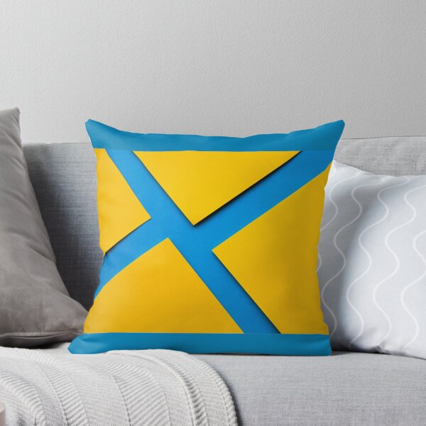 Item preview, Blue yellow cross designed and sold by UZRWRLD .