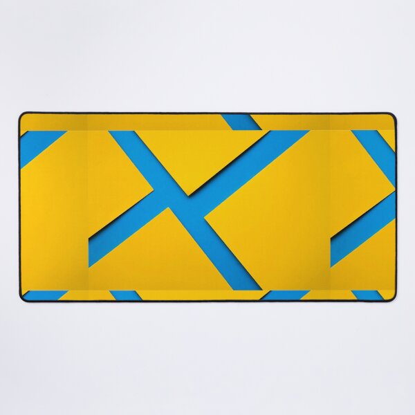 Item preview, Blue yellow cross designed and sold by UZRWRLD .