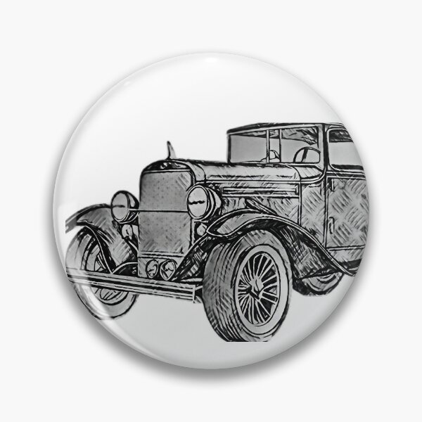 Item preview, vintage studebaker classic car sketch prints designed and sold by TriForceDesign.