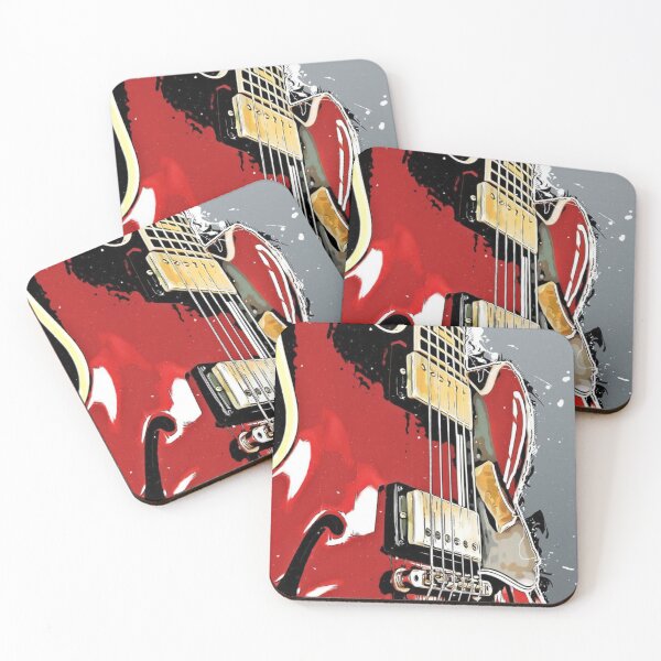 Item preview, red guitar | musician  designed and sold by Laxium.