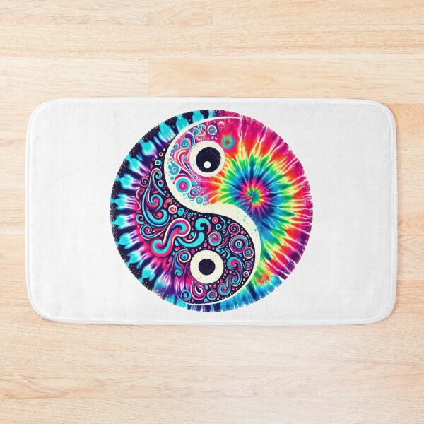 Item preview, Full of Colors Yie-Dye Yin Yang Circle designed and sold by Blink Art Studio.