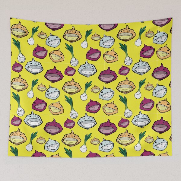 Item preview, Onion Party Repeating Pattern designed and sold by itsmidnight.