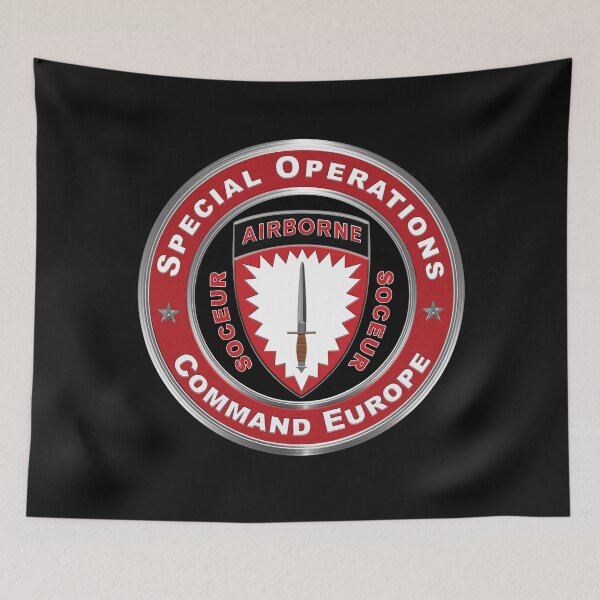 Item preview, SPECIAL OPERATIONS COMMAND EUROPE SOCEUR designed and sold by SoldierAlways.