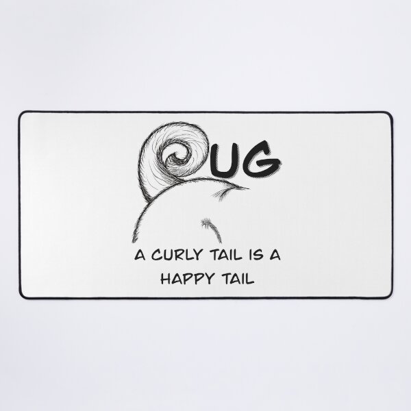 Item preview, Pug Tails designed and sold by Quincy Follweiler.