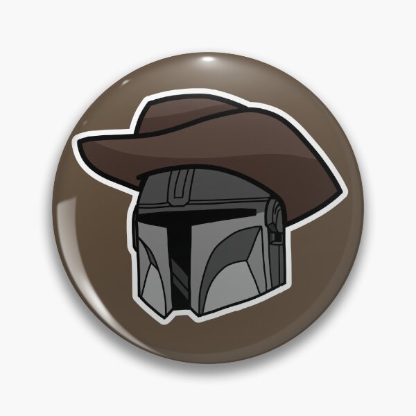 Item preview, Din Djarin (The Mandalorian) with Cowboy Hat designed and sold by Strawbie Studio.