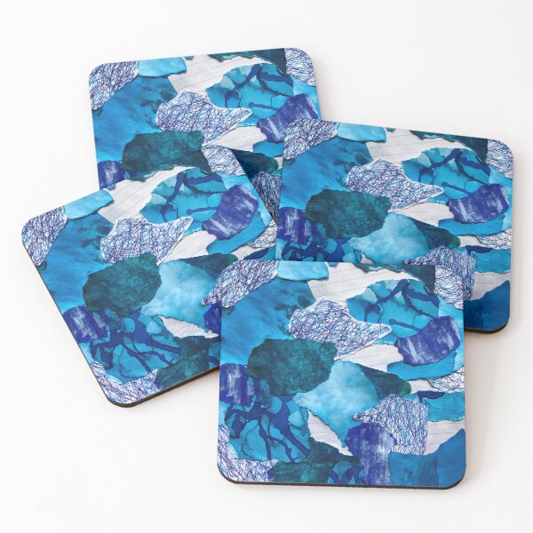 Item preview, Blue Scrapbook Pattern designed and sold by roamerbird.