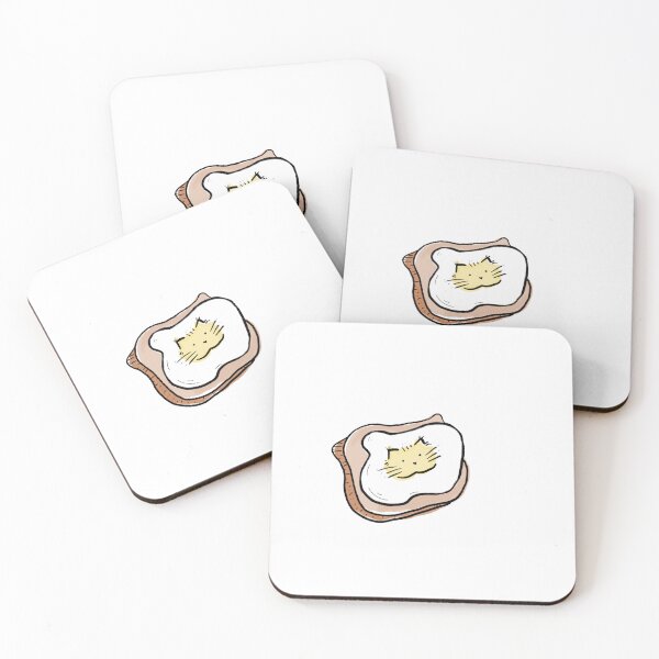 Item preview, Cat Egg Toast designed and sold by beansandsushi.