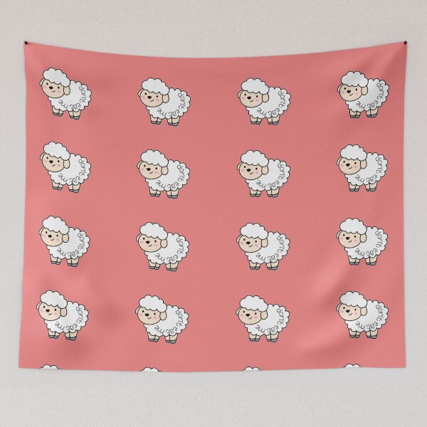 Item preview, Cute Sheep Cartoon - Don't Eat Me Design designed and sold by Animalith.