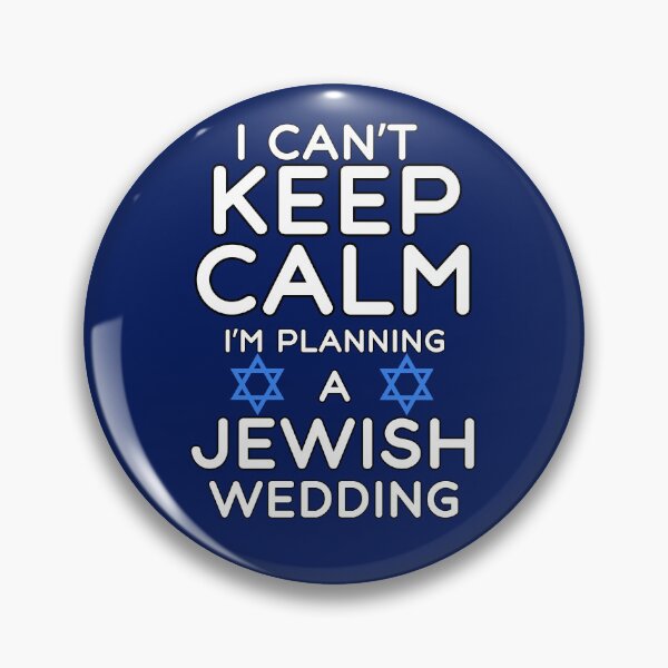 Item preview, Keep Calm Funny Jewish Wedding  designed and sold by SharpThreadZ.
