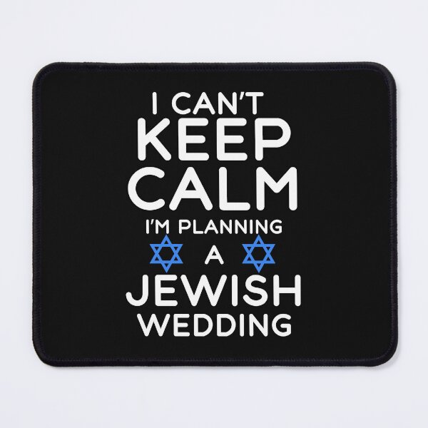 Item preview, Keep Calm Funny Jewish Wedding designed and sold by SharpThreadZ.
