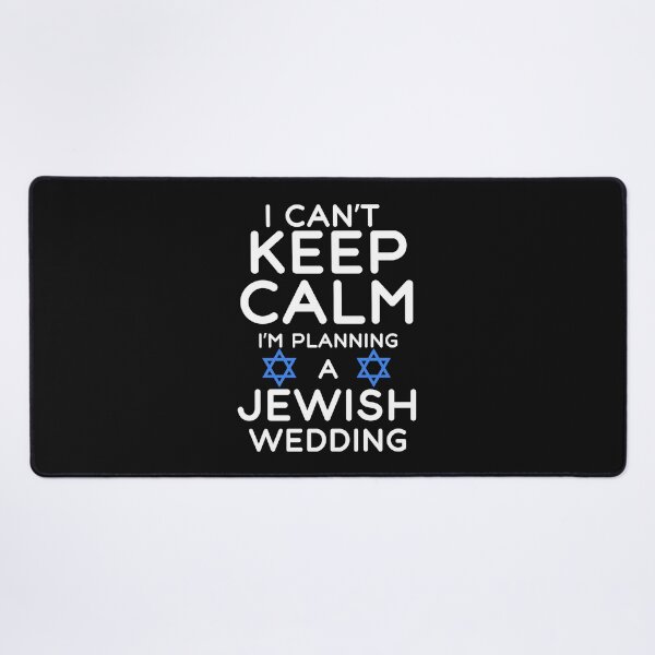 Item preview, Keep Calm Funny Jewish Wedding  designed and sold by SharpThreadZ.