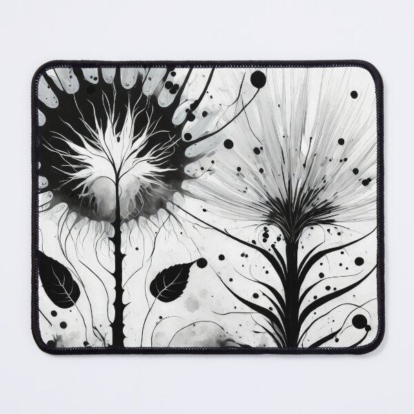 Item preview, Fantastic black and white flowers designed and sold by GRACIART-FR.