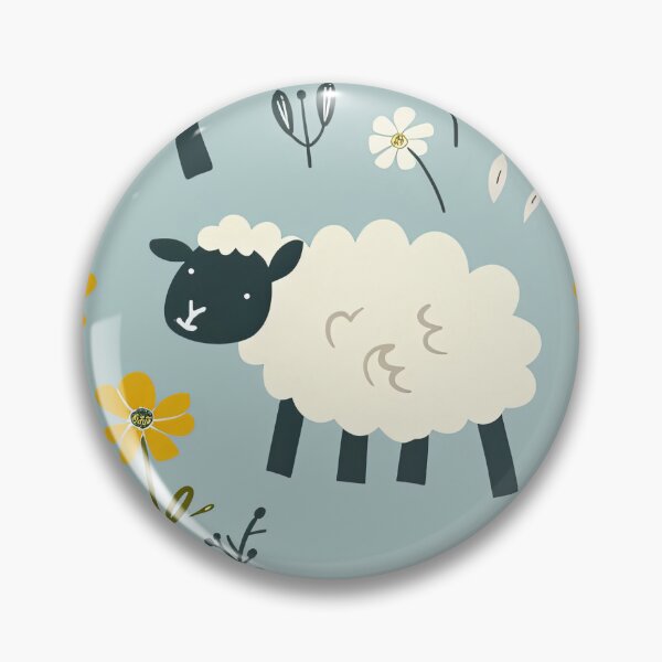 Item preview, Cute Northumberland Sheep designed and sold by Monochrome-Dog.