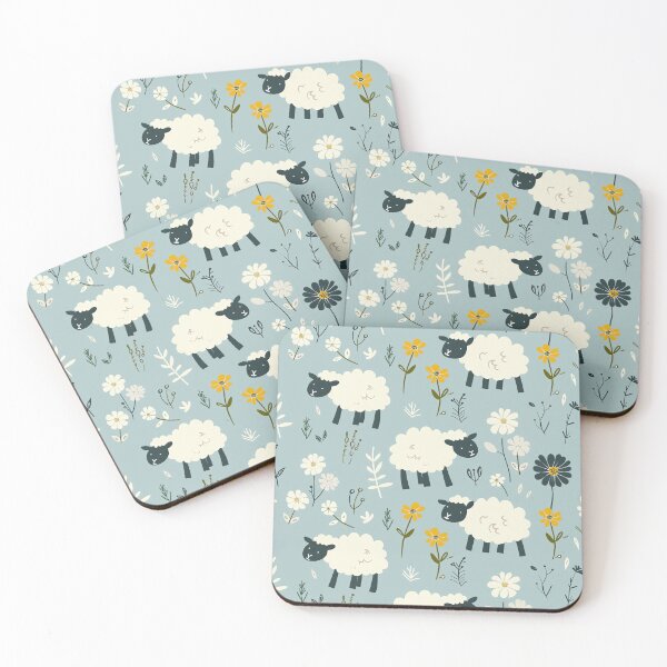 Item preview, Cute Northumberland Sheep designed and sold by Monochrome-Dog.